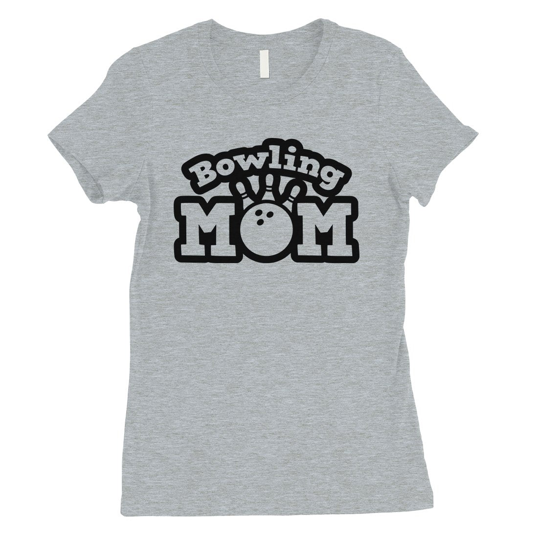 Bowling Mom Womens Shirt Funny Bowling Mother's Day Gift T-Shirt