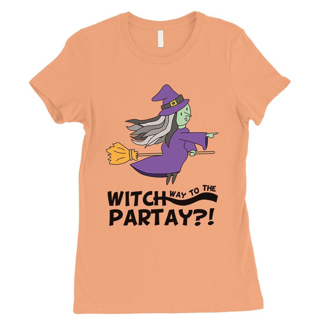 Witch Way To Partay Womens T-Shirt