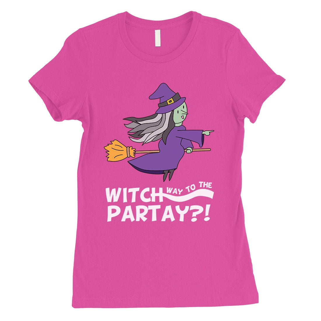 Witch Way To Partay Womens T-Shirt