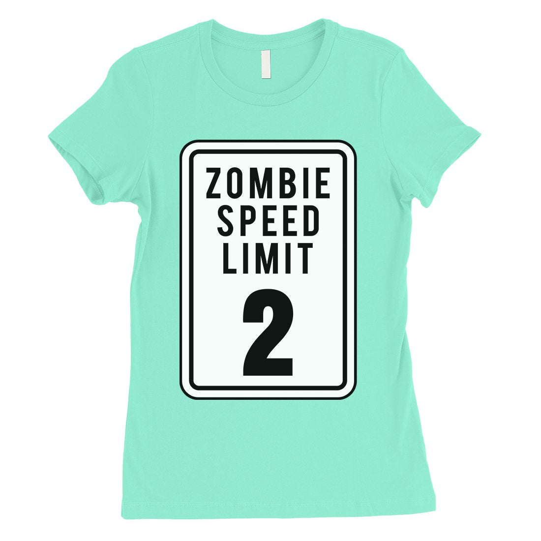 Zombie Speed Limit Womens T-Shirt