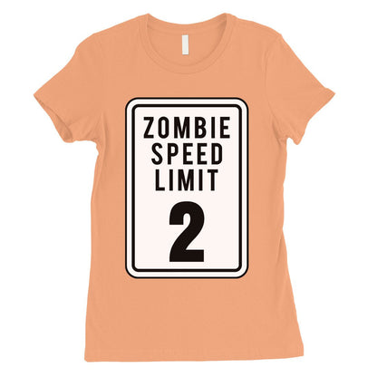 Zombie Speed Limit Womens T-Shirt