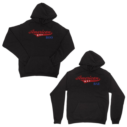 American Boo Bae Black Matching Hoodies Pullover For Girlfriend