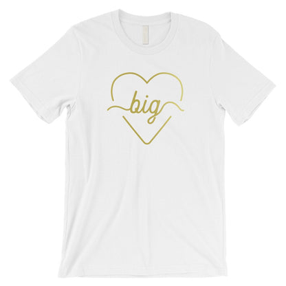 Big Little Line Heart-GOLD Mens T-Shirt Sweet Kind Gift For Friend