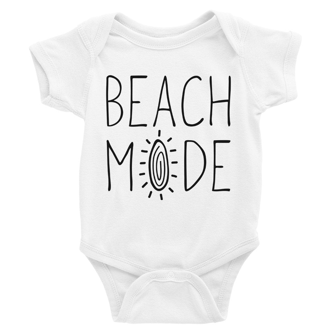 365 Printing Beach Mode Baby Bodysuit Gift For Baby Shower Cute Infant Jumpsuit