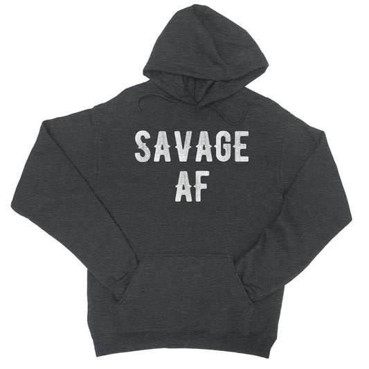 365 Printing Savage AF Womens Hoodie Winter Pullover Funny Sister Birthday Gift