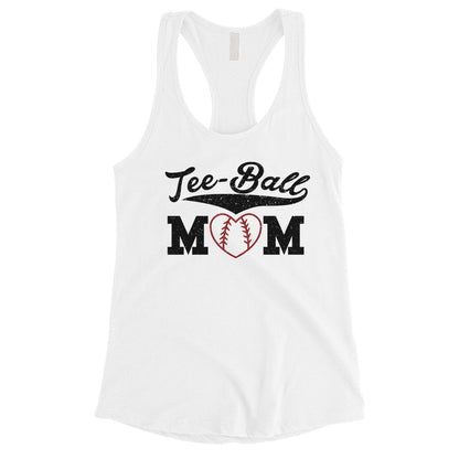 Tee-Ball Mom Womens Tank Top Cute Sleeveless Shirt For Mothers Day