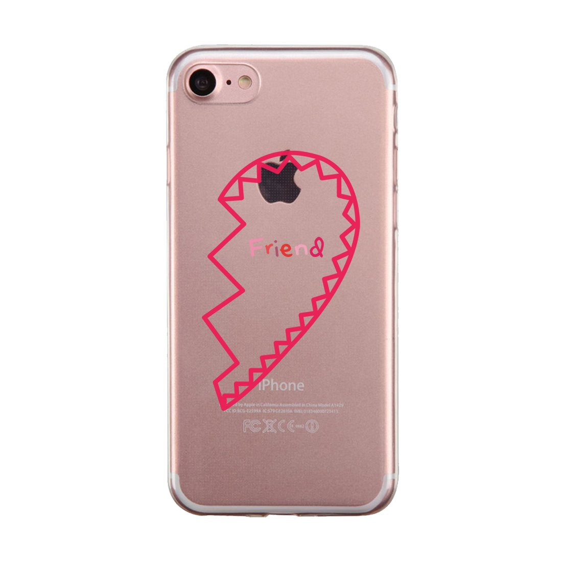 Best Friend Half Heart BFF Matching Phone Covers Creative Girly