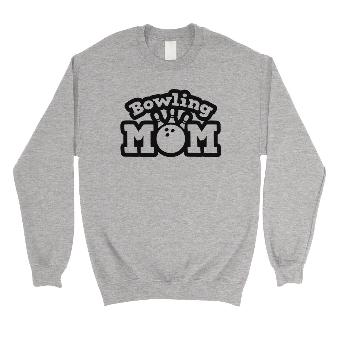 Bowling Mom Unisex Round Neck Sweatshirt Funny Mother's Day Gift