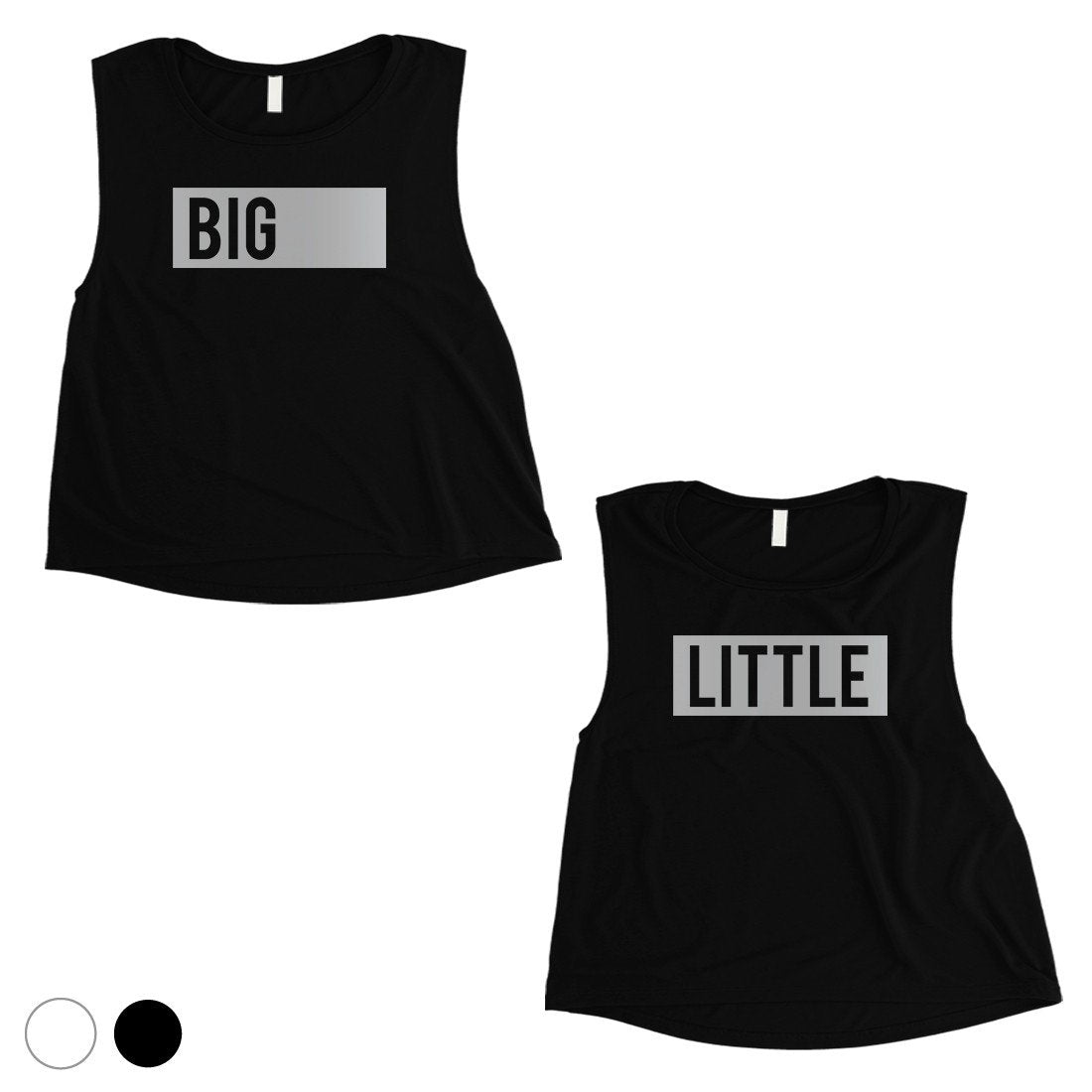 Big Little Boxed-SILVER Womens Crop Top Magnificent Perfect Gift