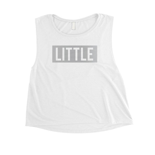 Big Little Boxed-SILVER Womens Crop Top Magnificent Perfect Gift