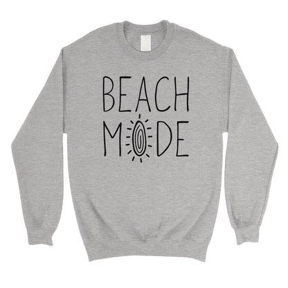 365 Printing Beach Mode Unisex Crewneck Sweatshirt Pullover Cute Summer Gift