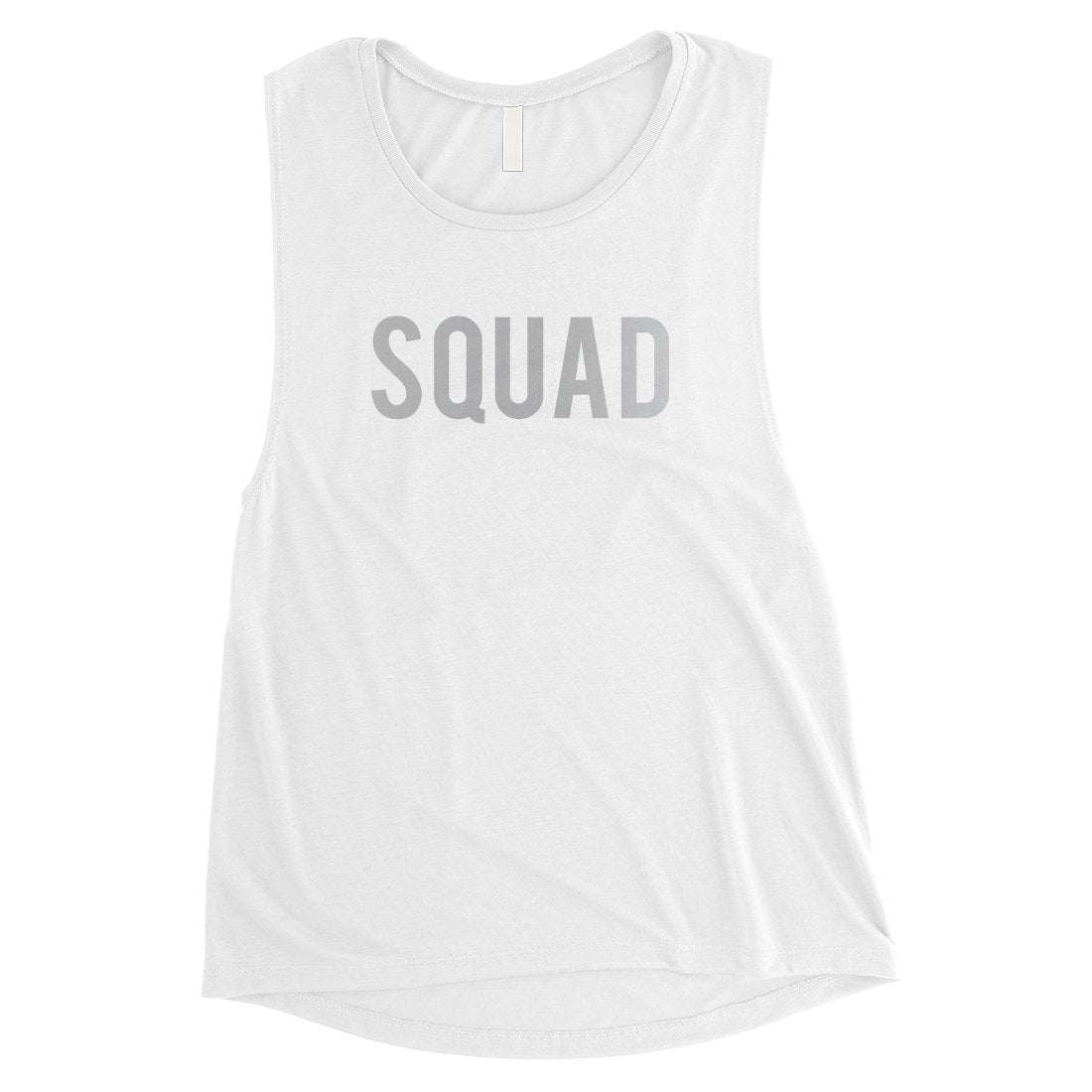 Bride Squad Boxed-SILVER Womens Muscle Tank Top Charming Design