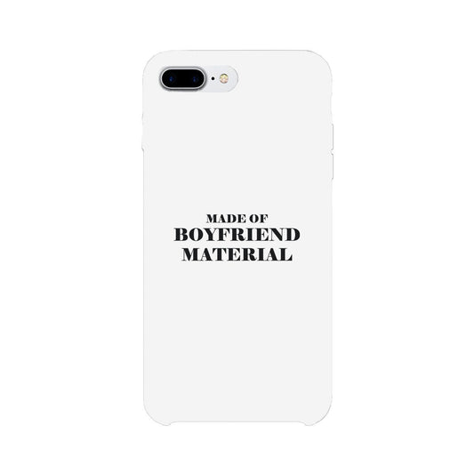 Boyfriend Material Black Cute Phone Case For Gift Idea