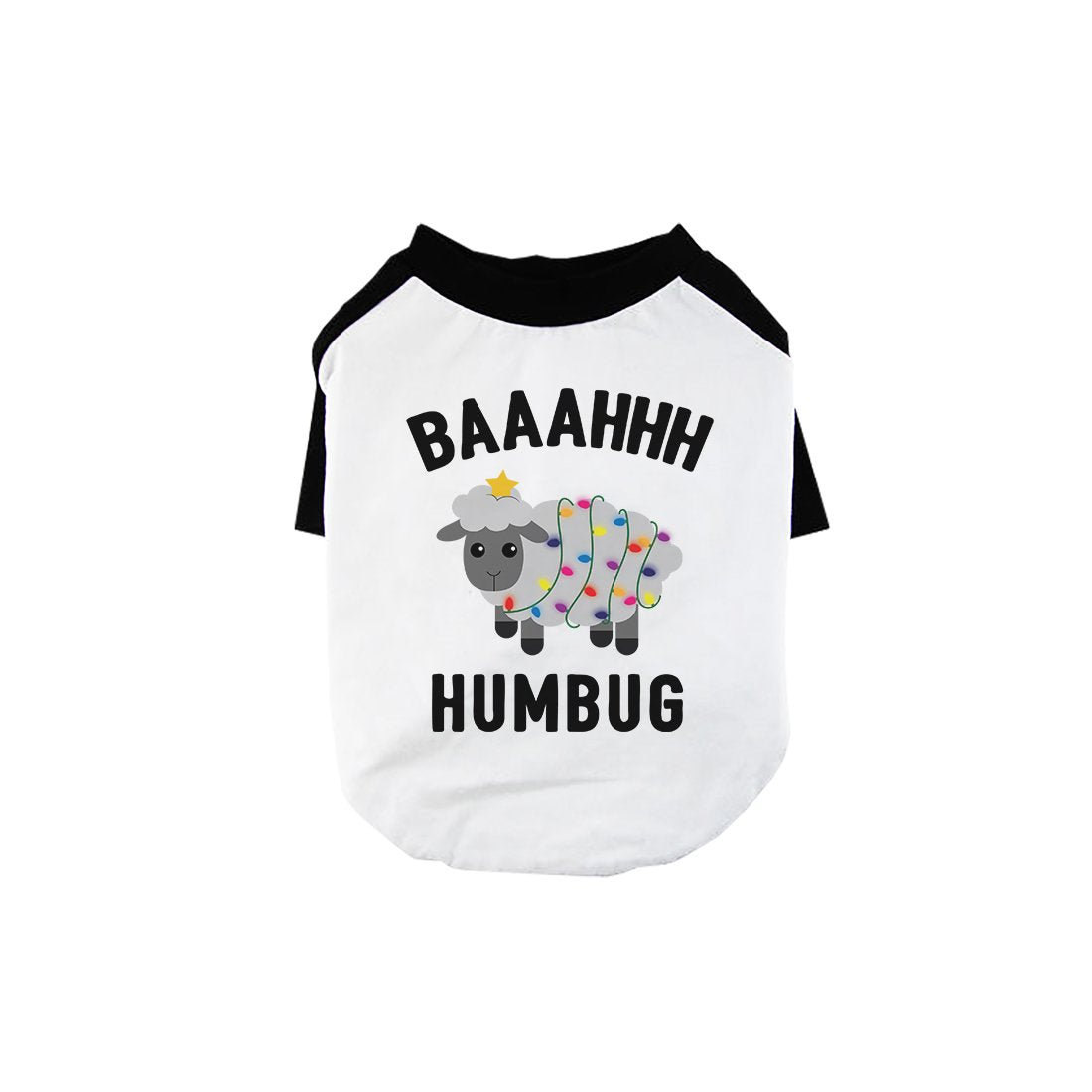 Baaahhh Humbug BKWT Pets Baseball Shirt