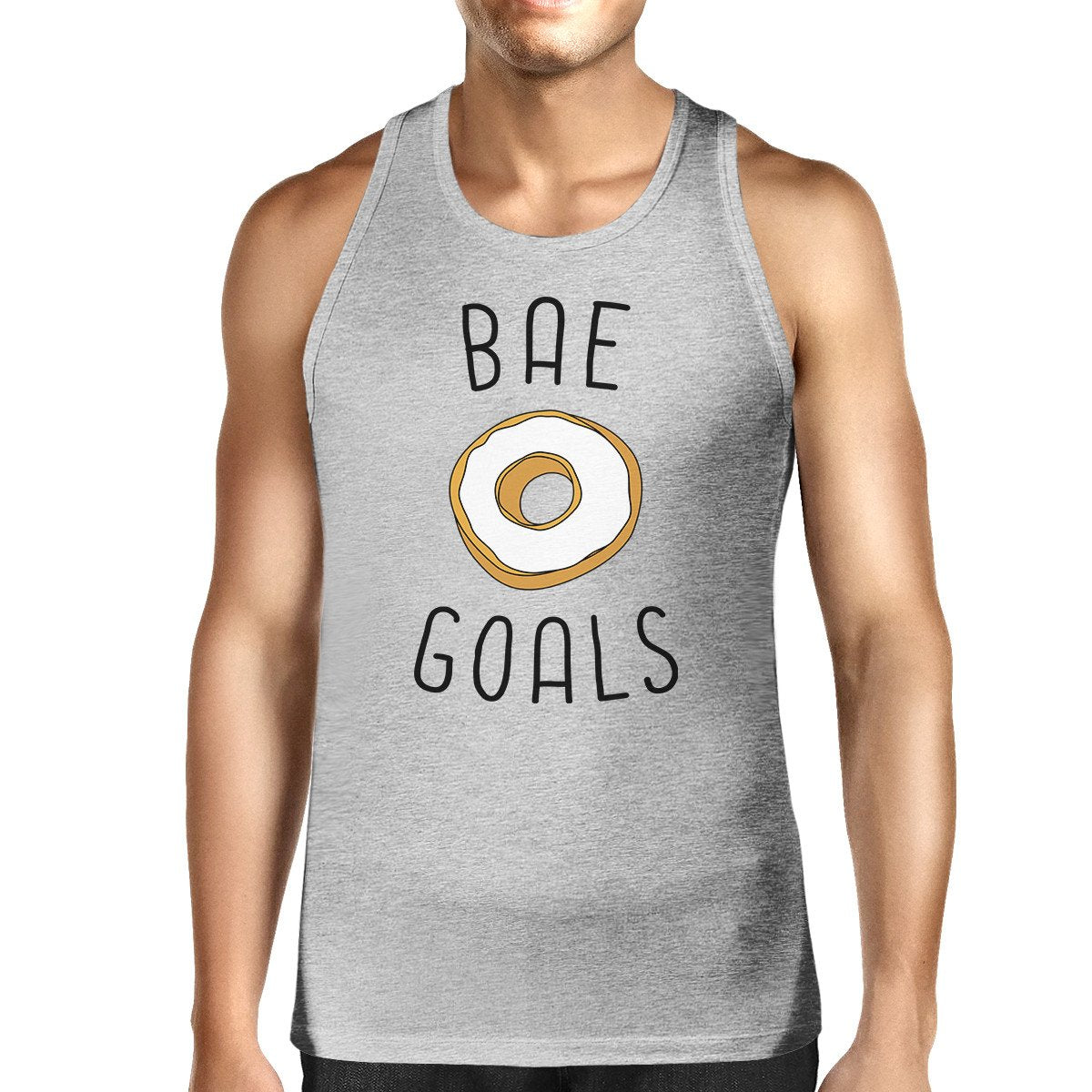 Bae Goals Men's Cute Graphic Tank Top Funny Gift Ideas For Couples