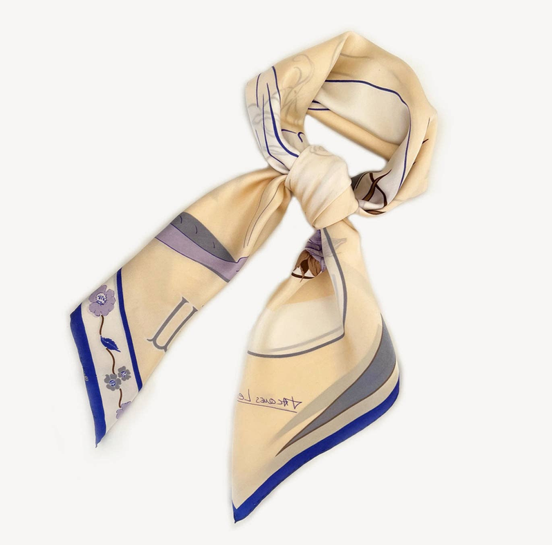 VIRGO SILK SCARF - - JACQUES LECONTE