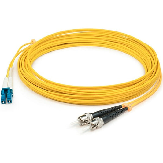 AddOn 3m LC (Male) to ST (Male) Yellow OS1 Simplex Fiber OFNR (Riser-Rated) Patch Cable