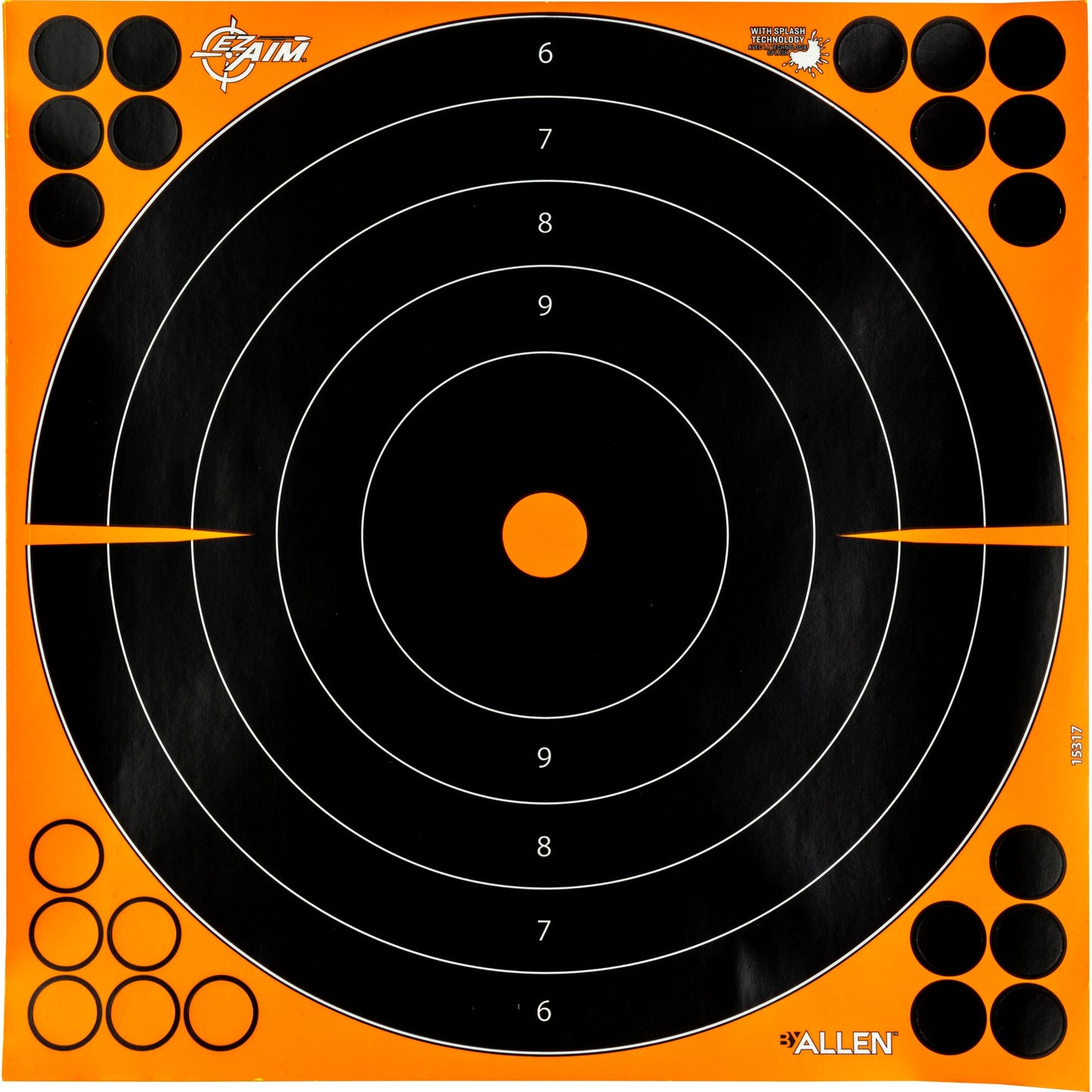 Allen Ez Aim Splash 12"bullseye 25pk