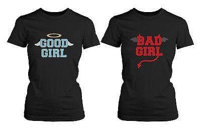 BFF Matching Shirts - Good Girl Bad Girl Best Friends