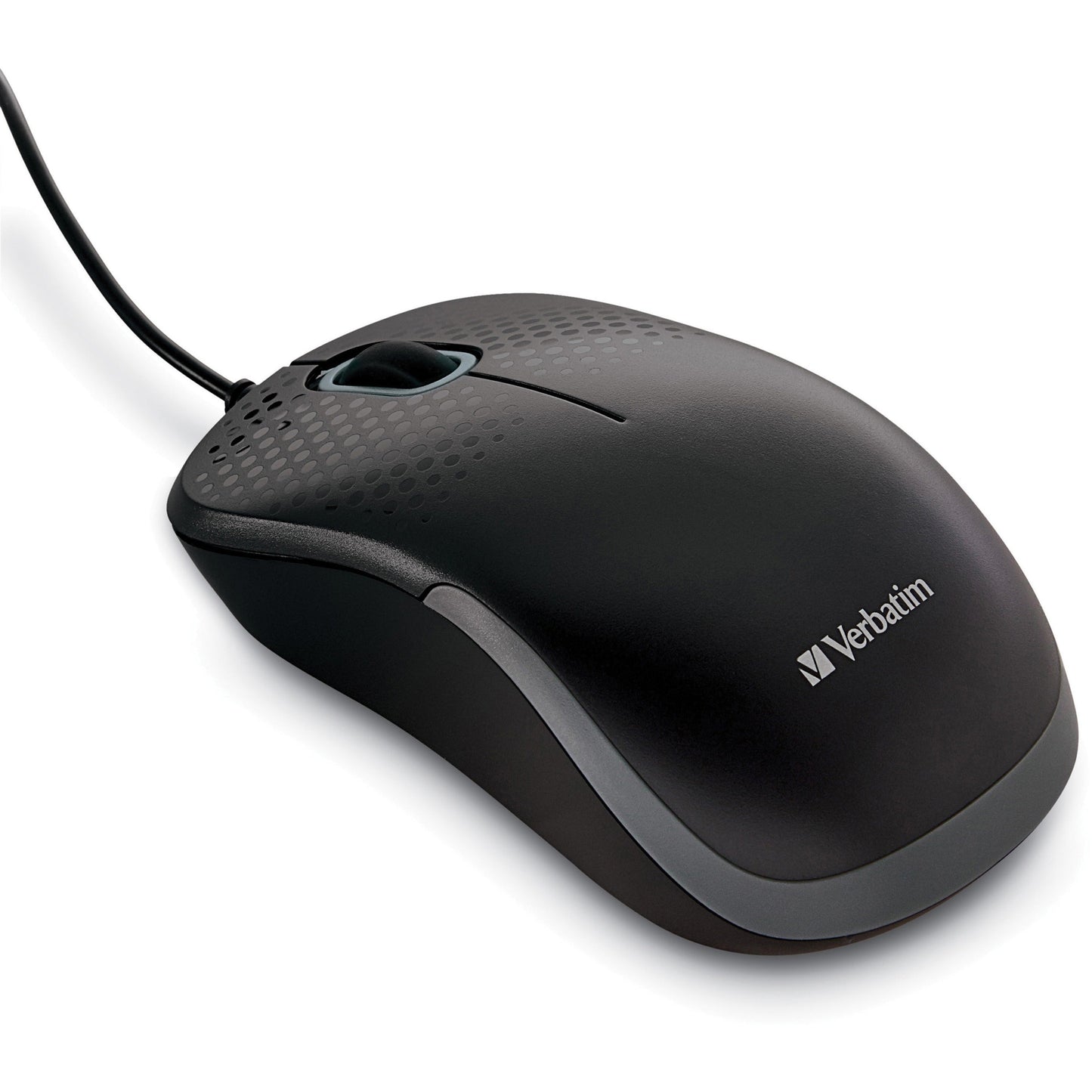 Verbatim Silent Corded Optical Mouse - Black