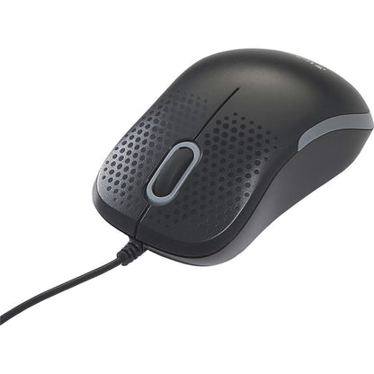 Verbatim Silent Corded Optical Mouse - Black