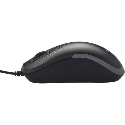 Verbatim Silent Corded Optical Mouse - Black