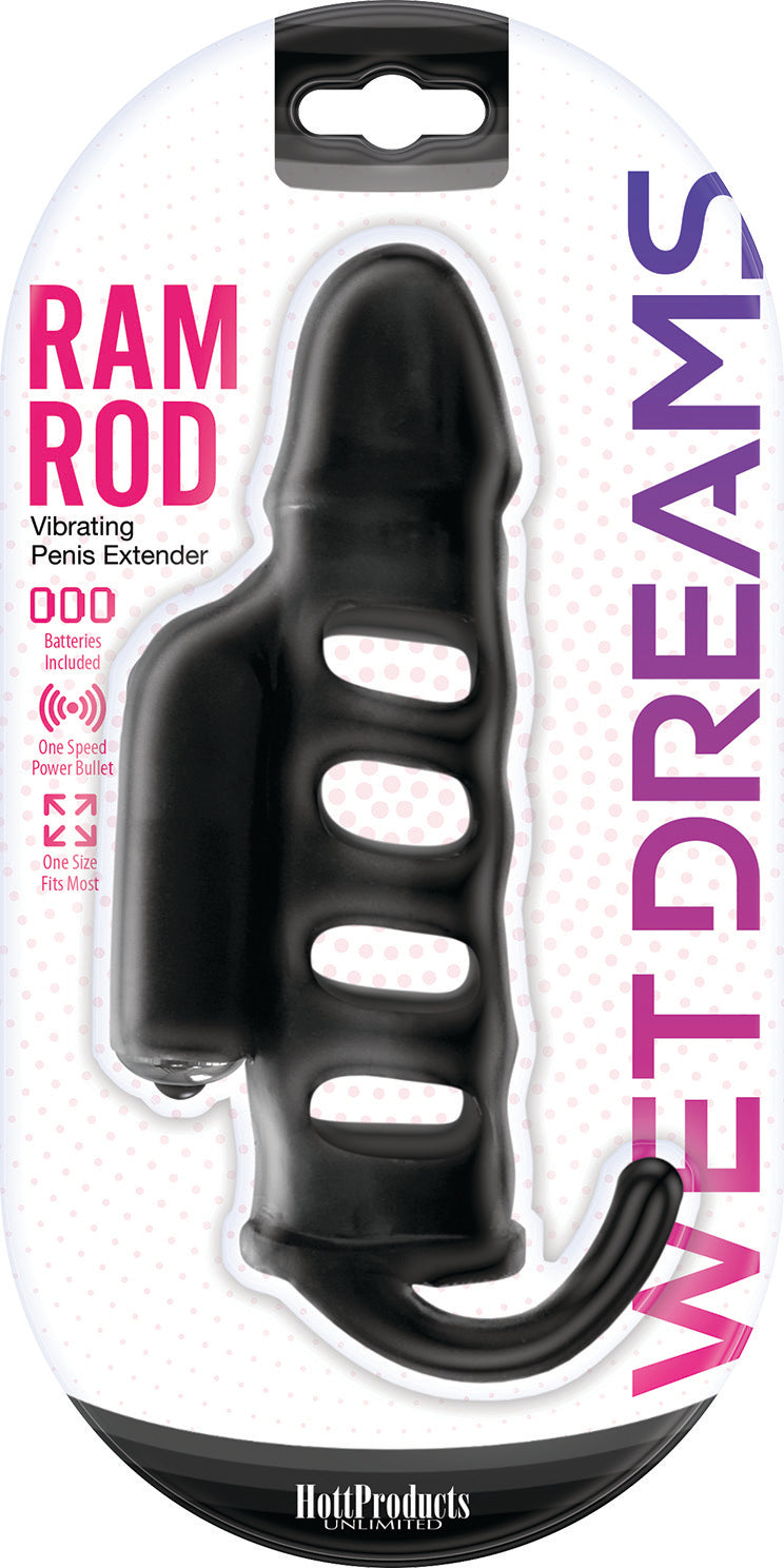 Wet Dreams Ram Rod Penis Extension Sleeve W/ Power Bullet