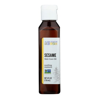 Aura Cacia - Natural Skin Care Oil Sesame - 4 Fl Oz