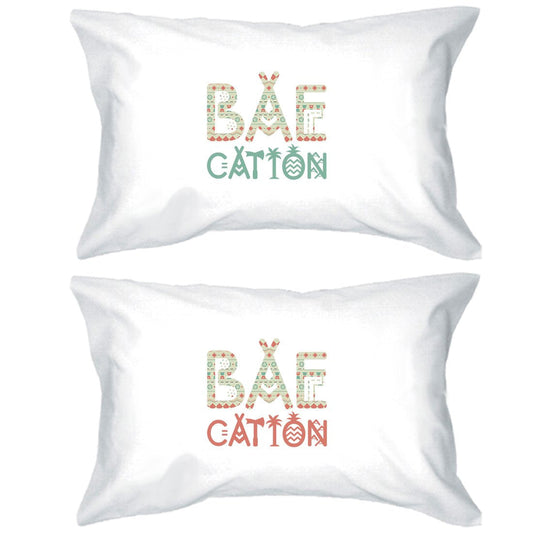 BAEcation Vacation Matching Pillow Cases Unique Wedding Gift Ideas