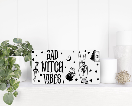 Bad Witch Vibes|License Plate