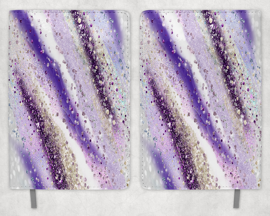 Purple Milky Way Printed 8 Inch  A-5 Journal