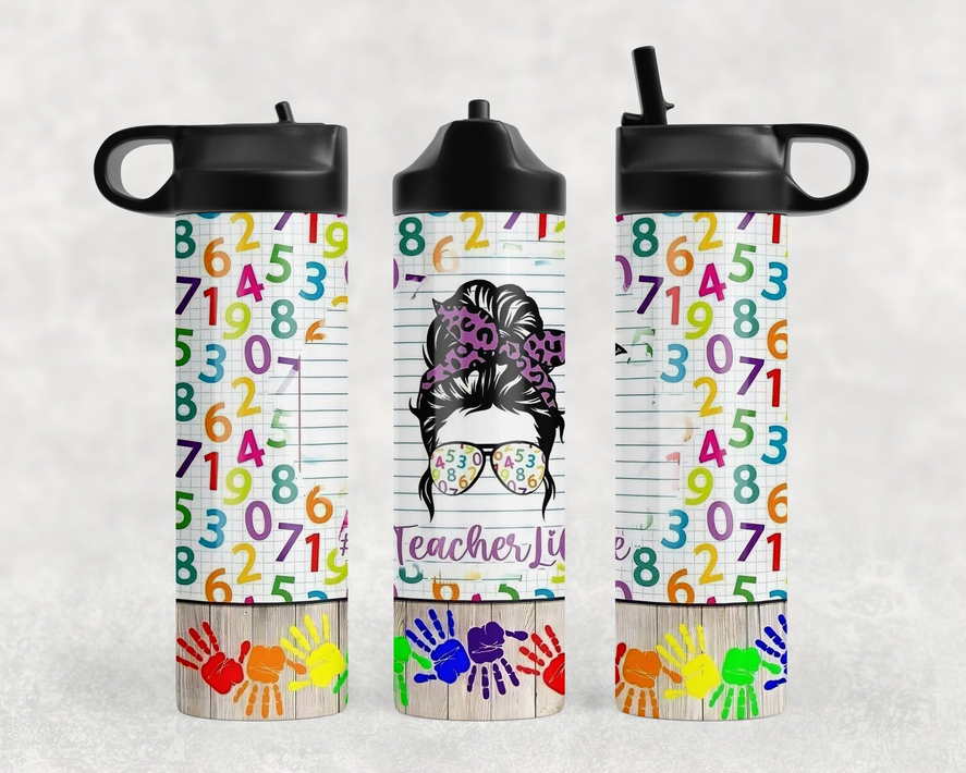 Teacher Life Steel Water Bottle