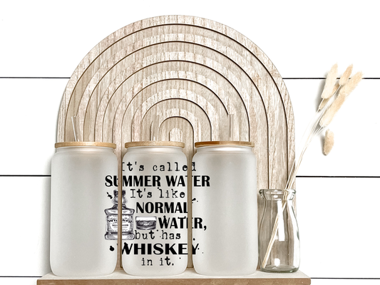 Summer Water Whiskey - Frosted Libby Glass