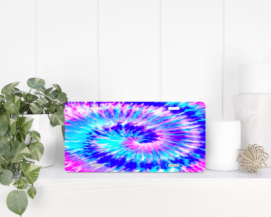 Tie Dye |License Plate