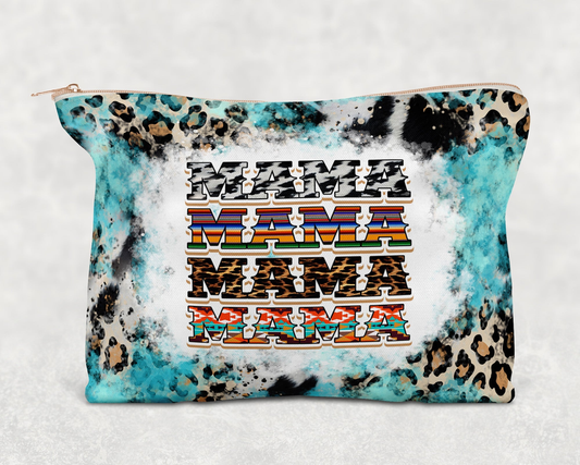 Waestern mama  Printed Canvas Zipper Bag