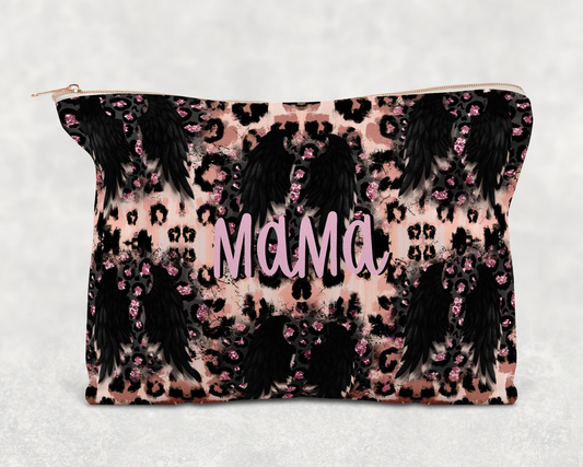 Western Wings Mama   Printed Canvas Zipper Bag