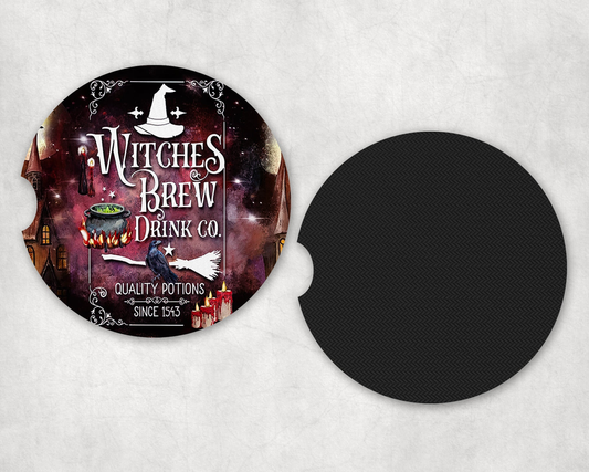 Witches Brew |Car Coaster Set