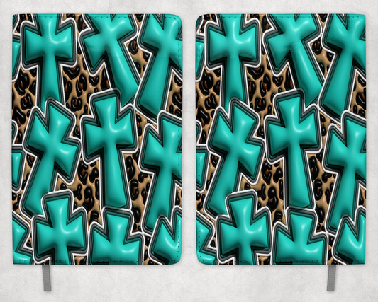 Crosses Printed 8 Inch  A-5 Journal