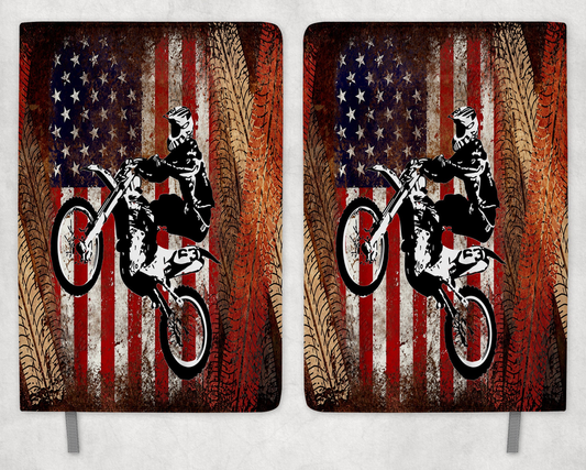 Dirt Bike Printed 8 Inch  A-5 Journal