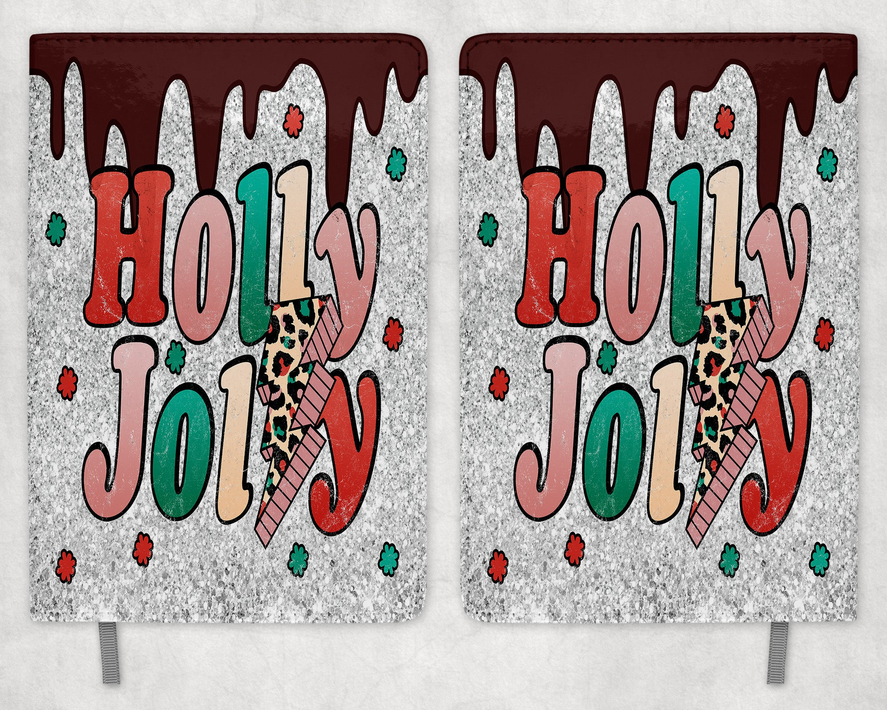 Holly Jolly Printed 8 Inch  A-5 Journal