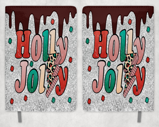 Holly Jolly Printed 8 Inch  A-5 Journal