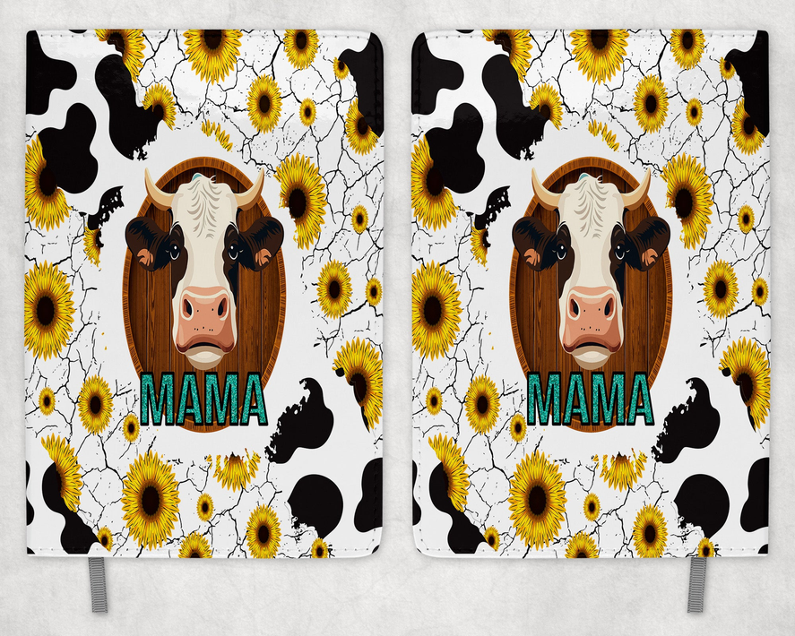 Mama Cow  Printed 8 Inch  A-5 Journal