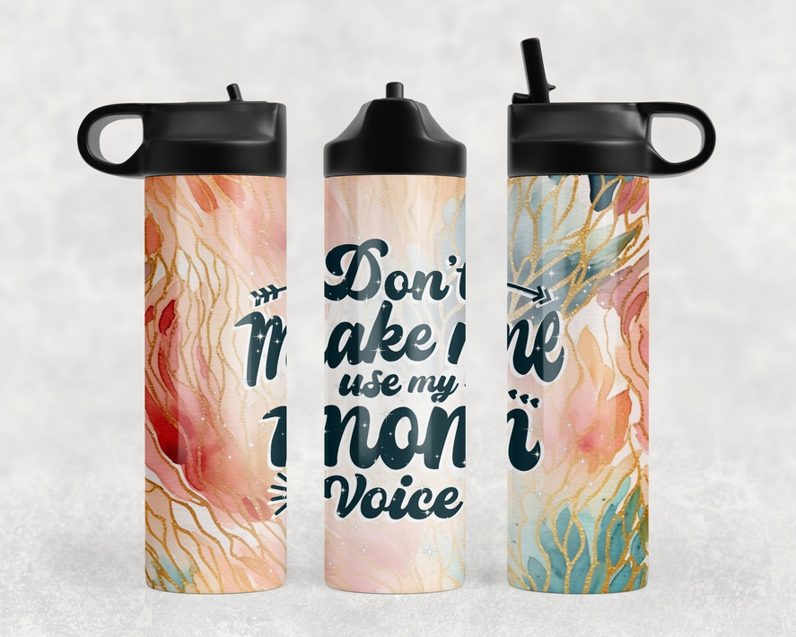 Mom Voice Steel Water Bottle