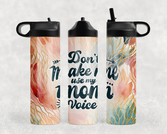 Mom Voice Steel Water Bottle