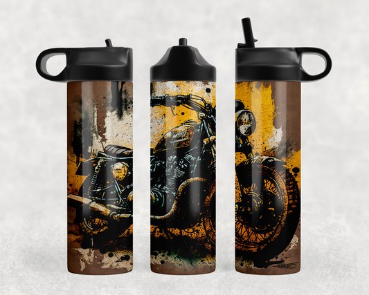 Motorcycles Steel Water Bottle