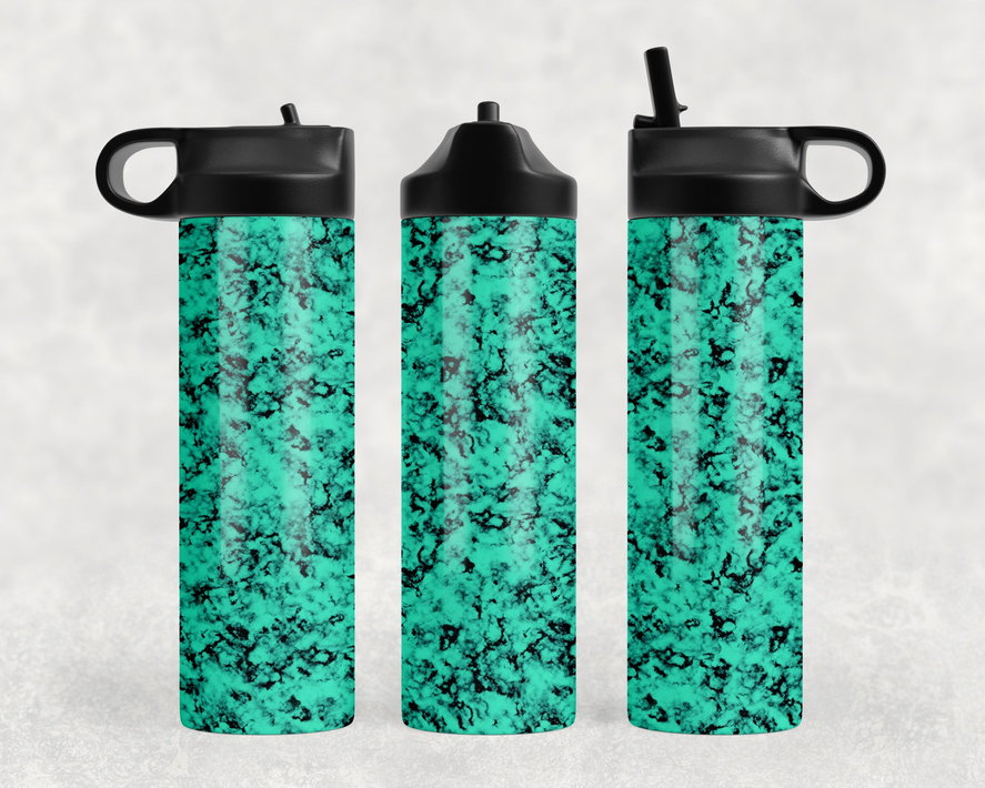 Marble Steel Water Bottle