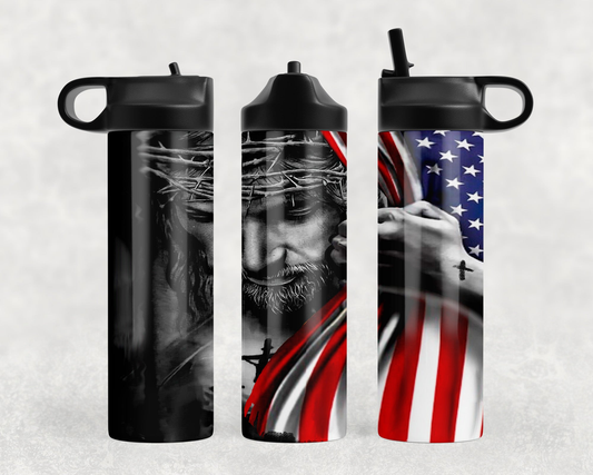 Jesus Steel Water Bottle