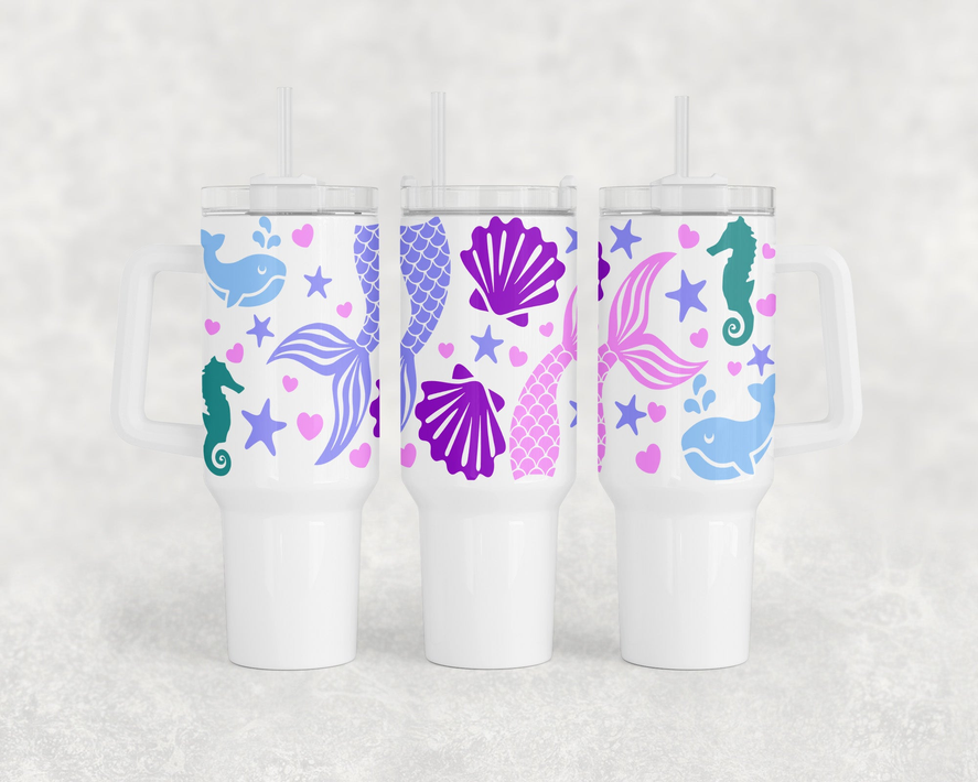 Mermaid Tails 40oz Tumbler