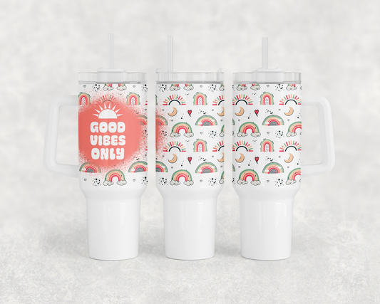 Good Vibes Only 40oz Tumbler