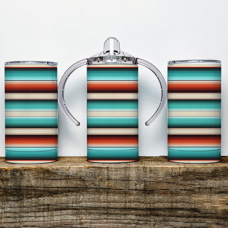 Serape Insulated Kids Dual Lid Sippy Cup Tumbler